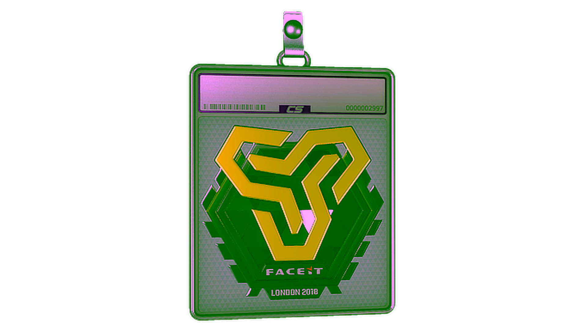 Display for Sticker Slab | Space Soldiers (Foil) | London 2018