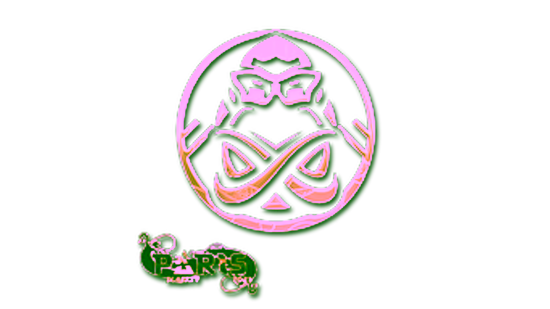 Display for Sticker | ENCE (Gold) | Paris 2023