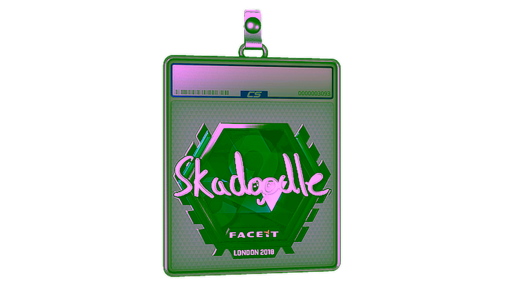 Display for Sticker Slab | Skadoodle (Foil) | London 2018