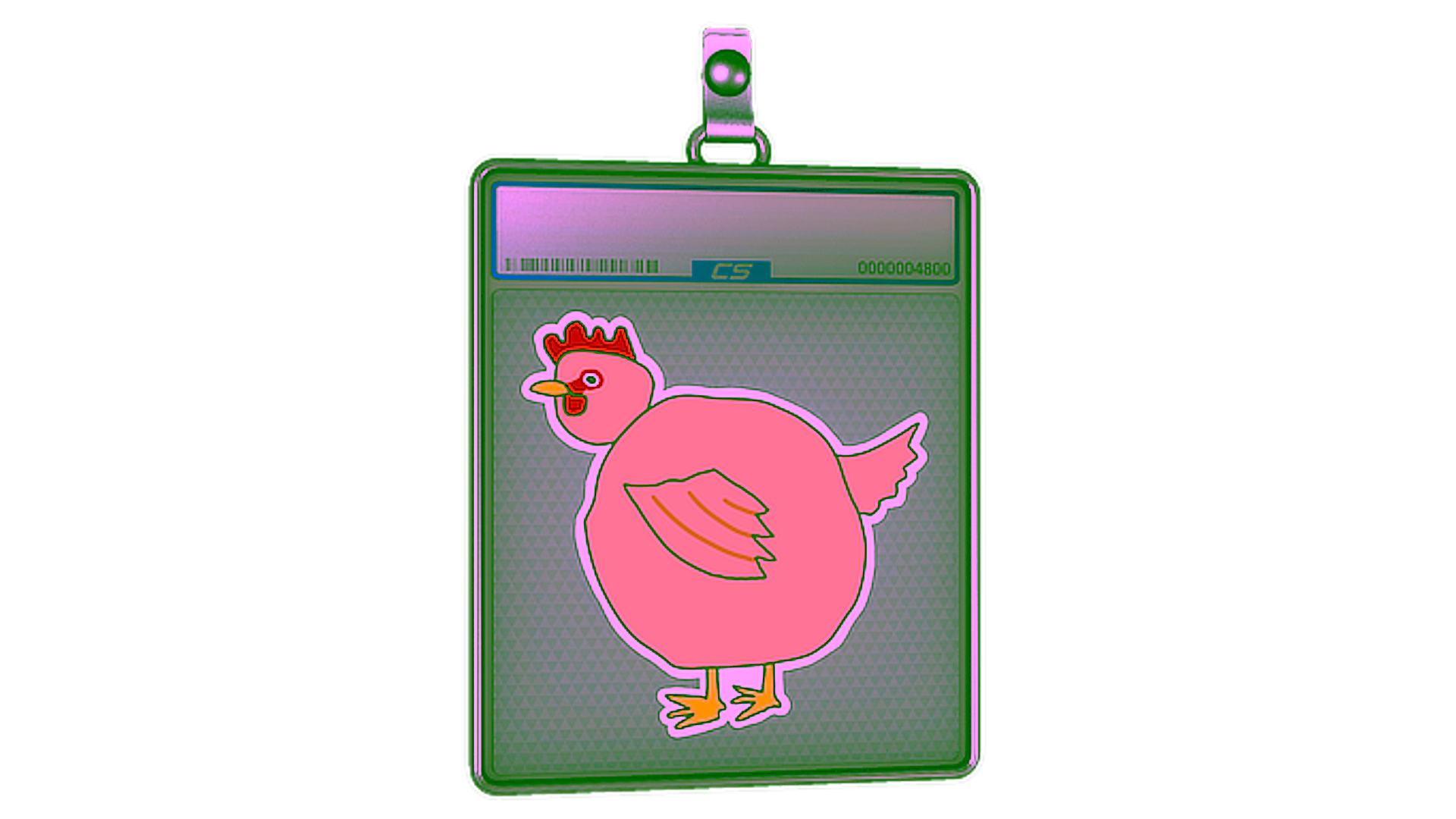 Display for Sticker Slab | Poorly Drawn Chicken