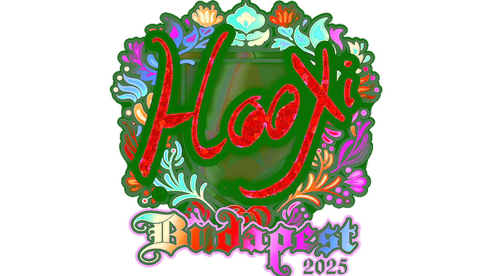 Display for Sticker | HooXi (Holo) | Budapest 2025