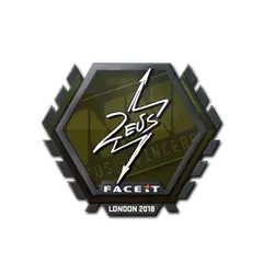 Sticker Zeus London 2018