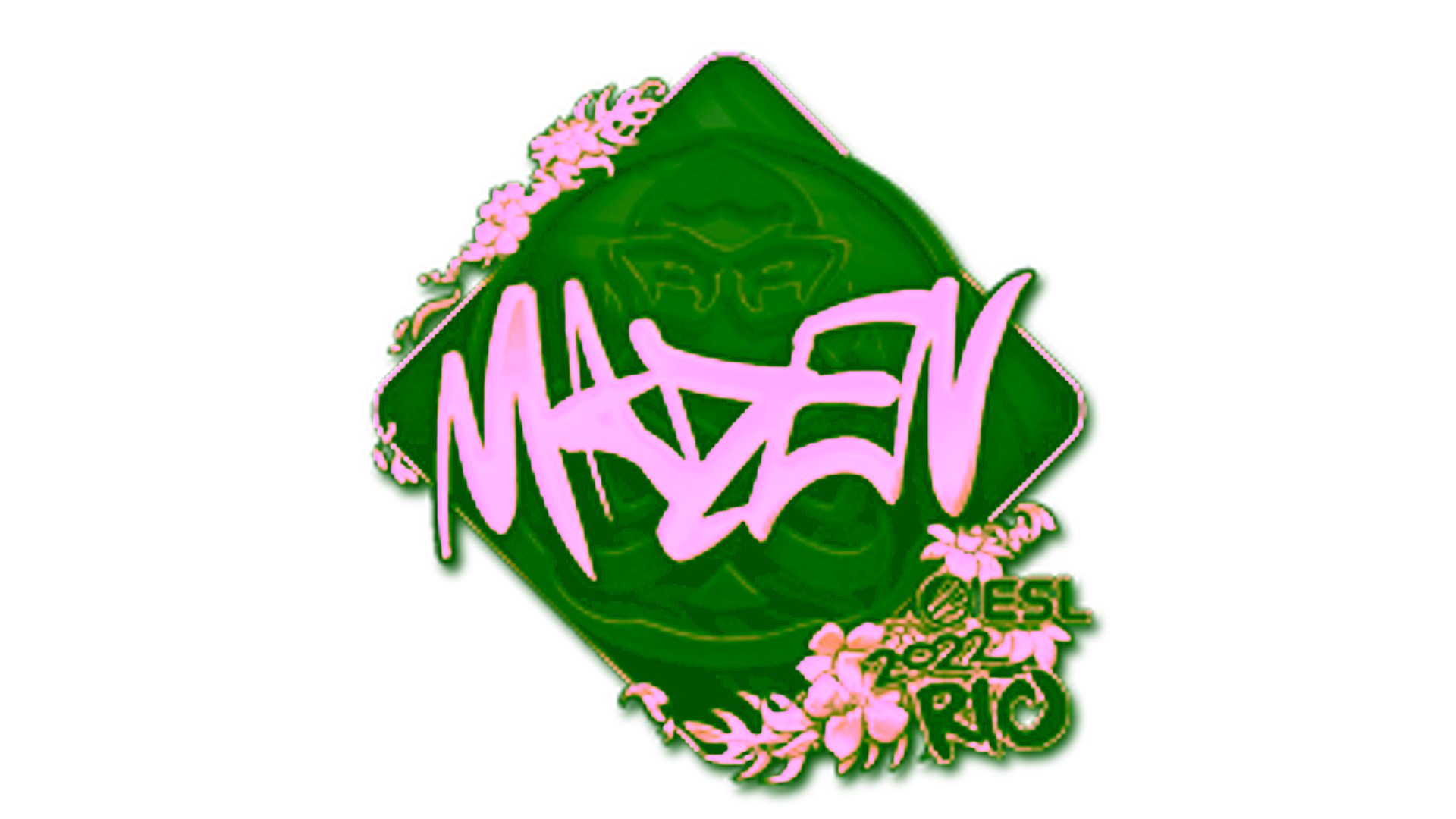 Display for Sticker | maden (Gold) | Rio 2022