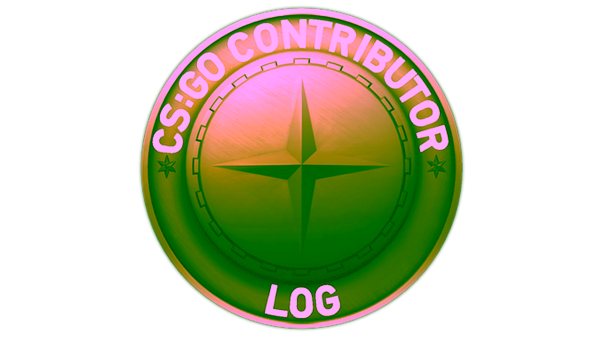 Display for Log Map Coin