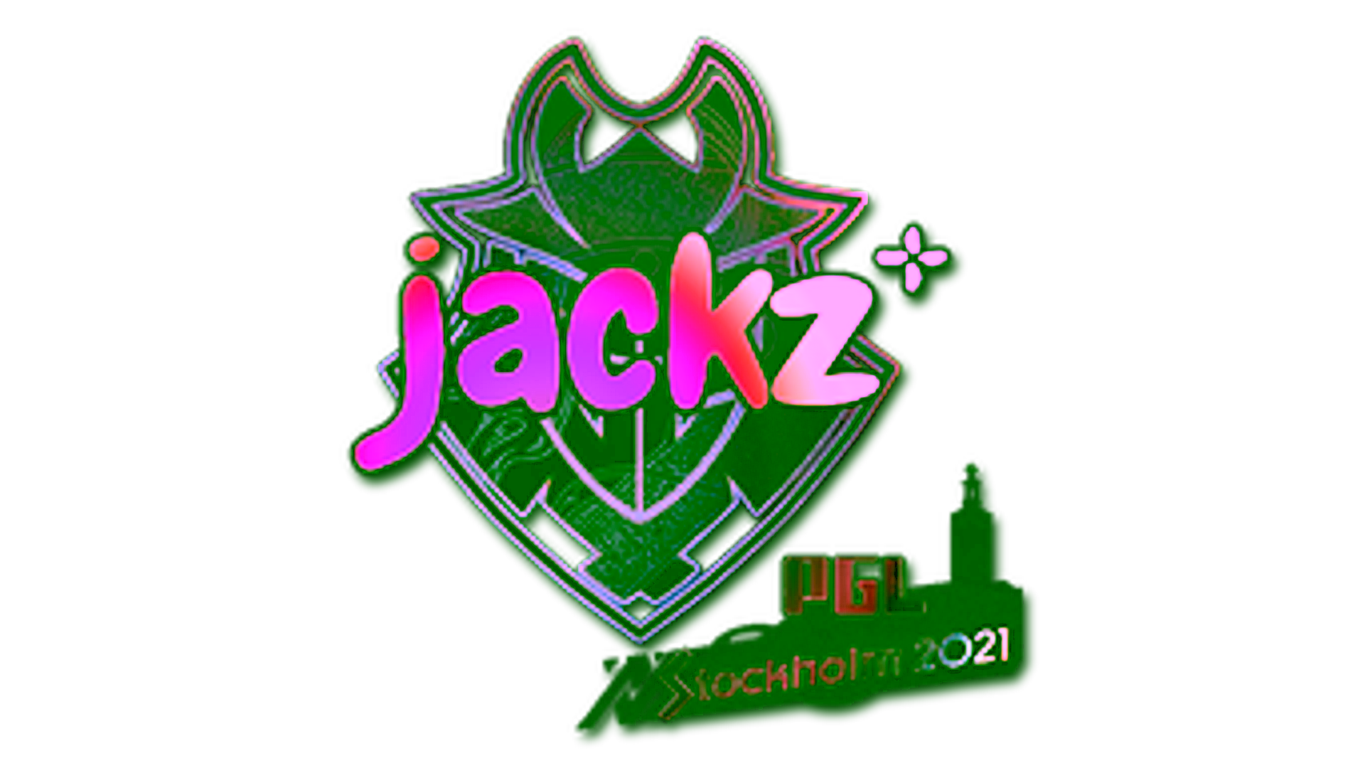Display for Sticker | JACKZ (Holo) | Stockholm 2021