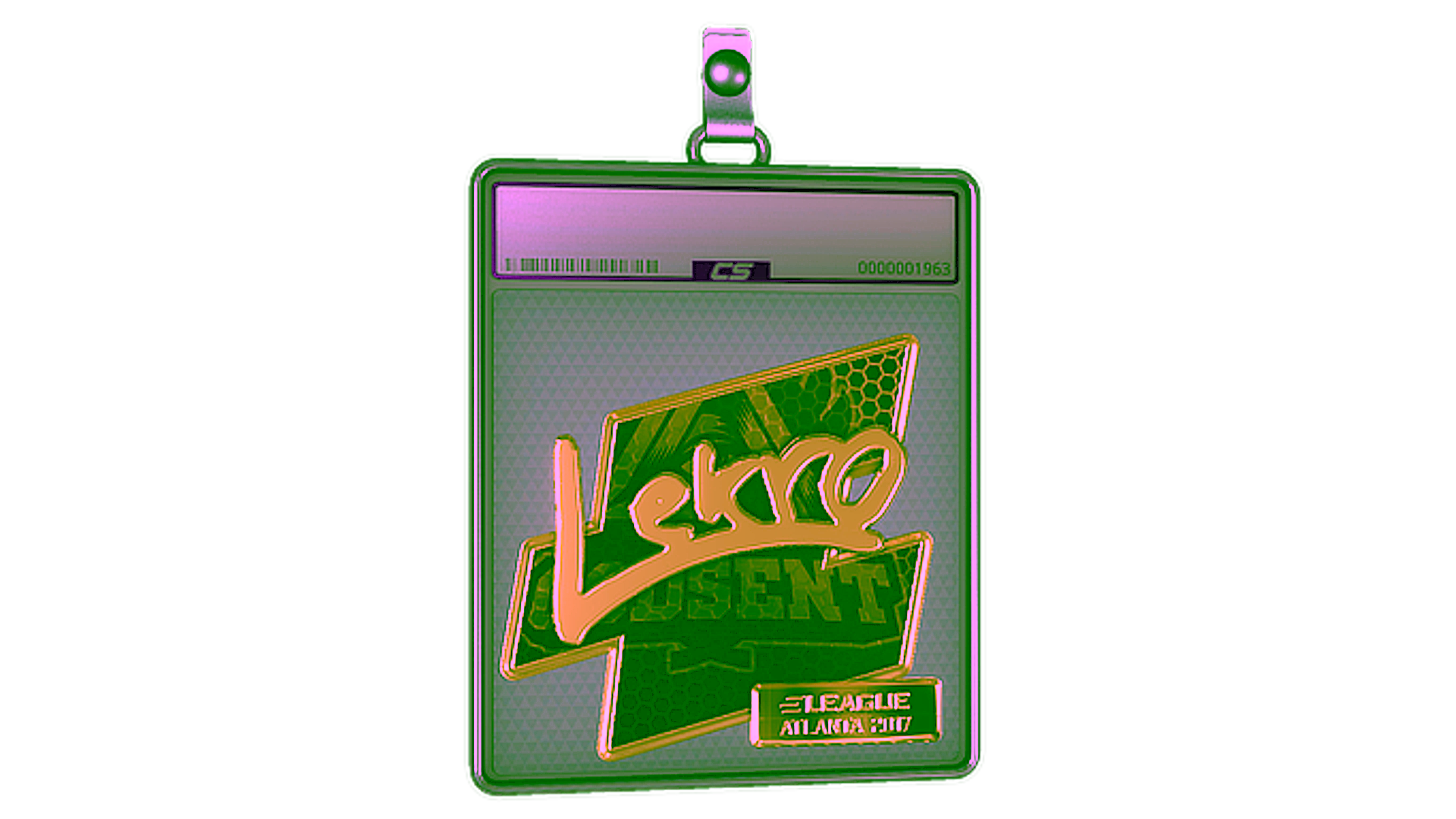 Anzeige für Sticker Slab | Lekr0 (Gold) | Atlanta 2017