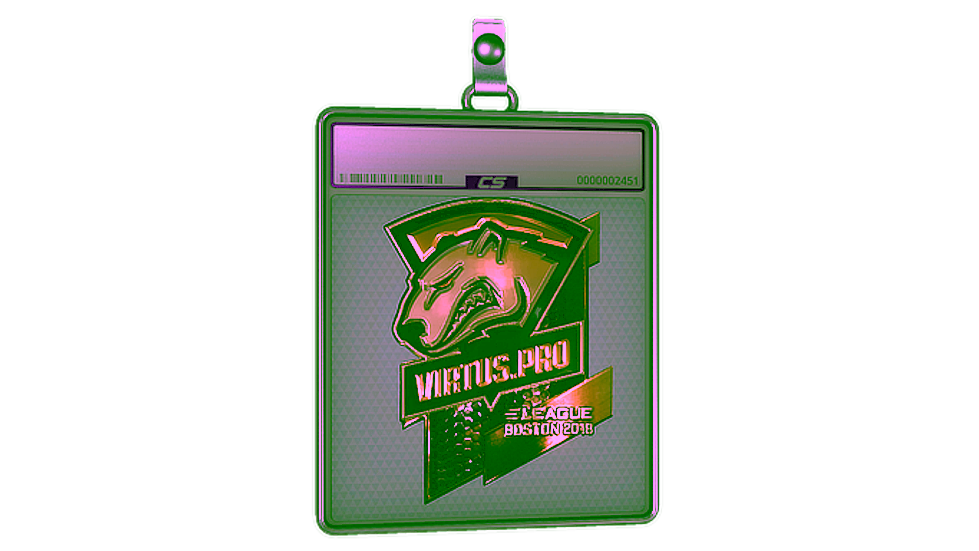 Rodyti Sticker Slab | Virtus.Pro (Gold) | Boston 2018