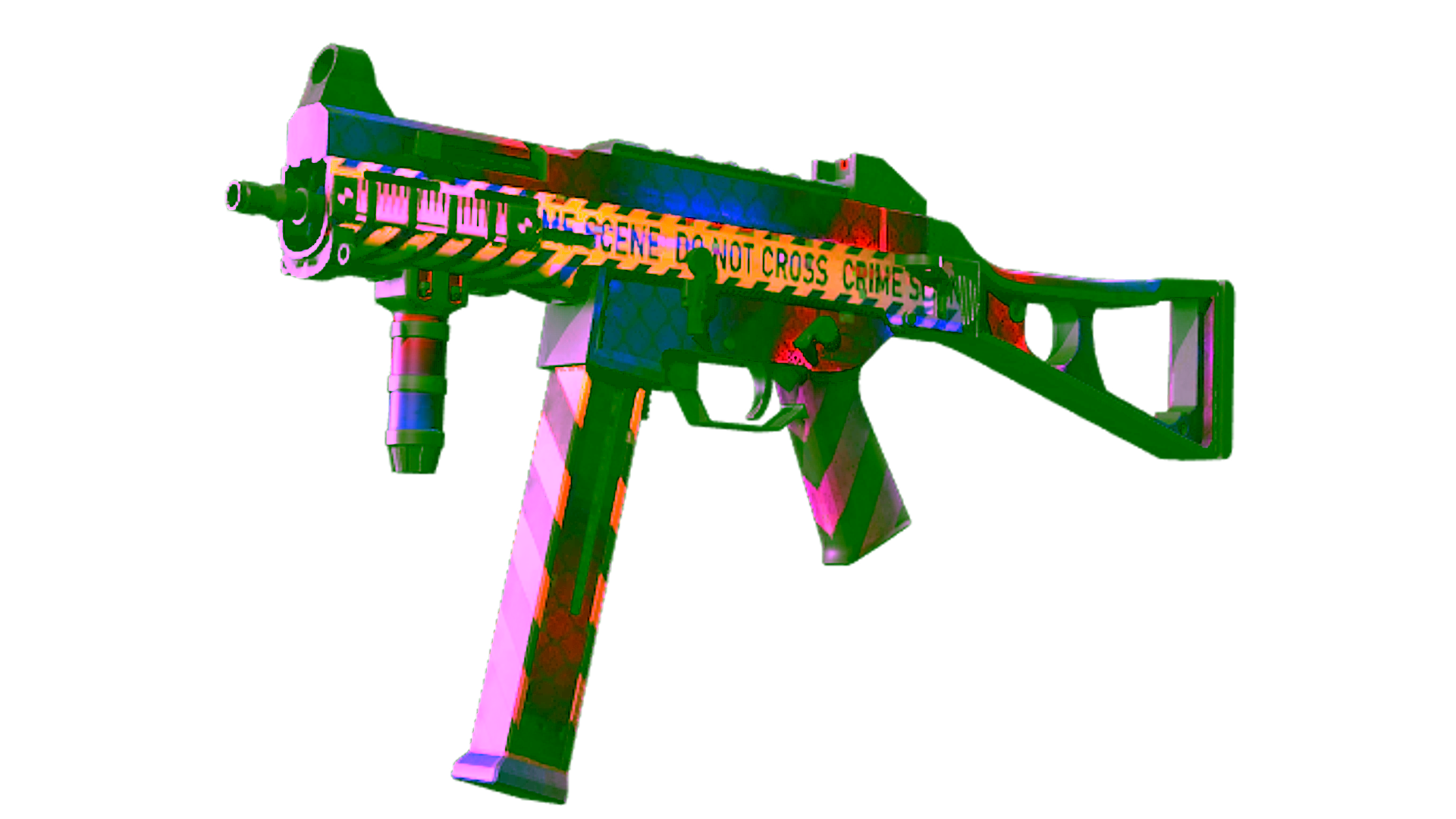 Display for UMP-45 | Crime Scene (Well-Worn)