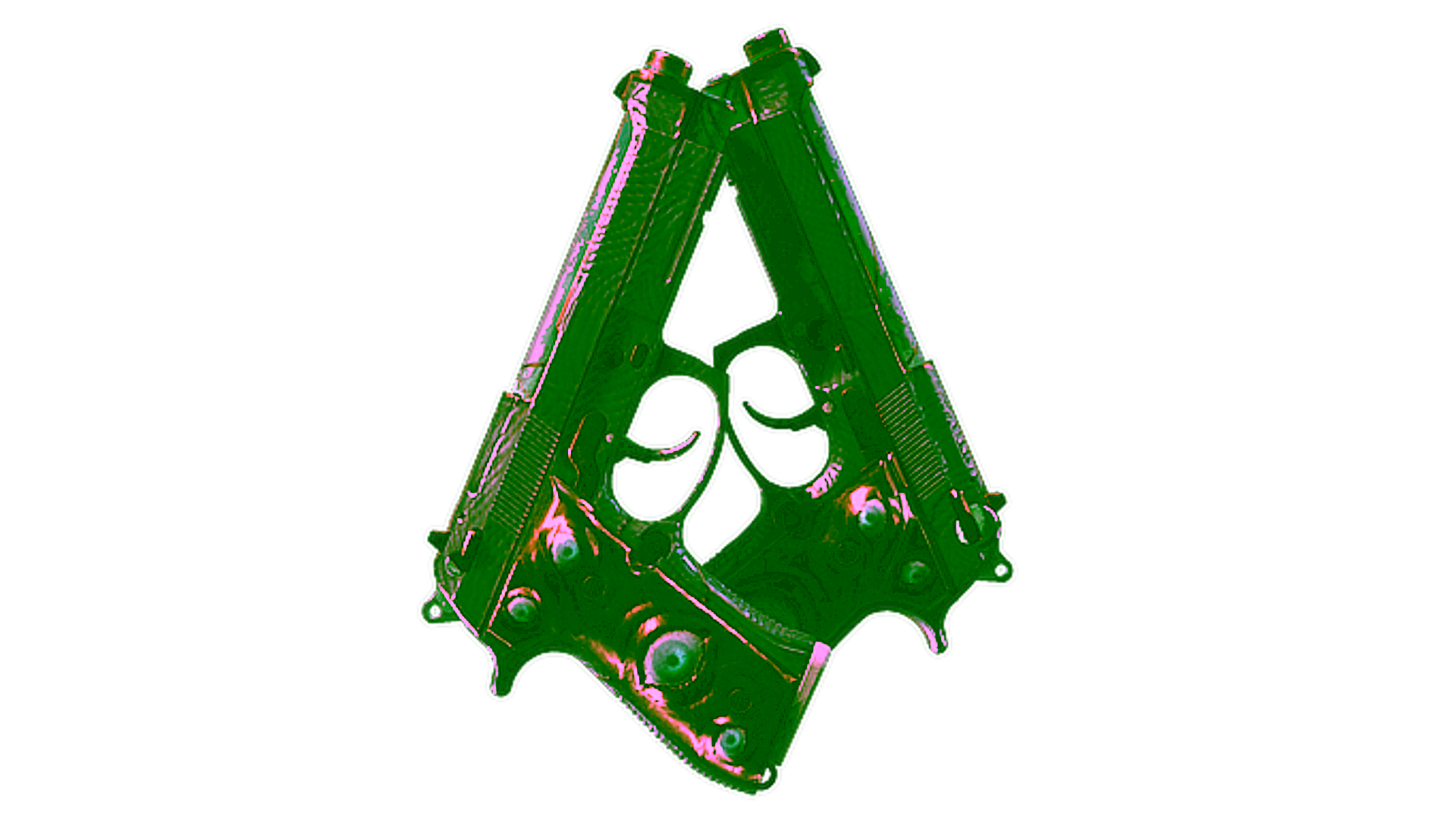 Display for StatTrak™ Dual Berettas | Angel Eyes (Battle-Scarred)