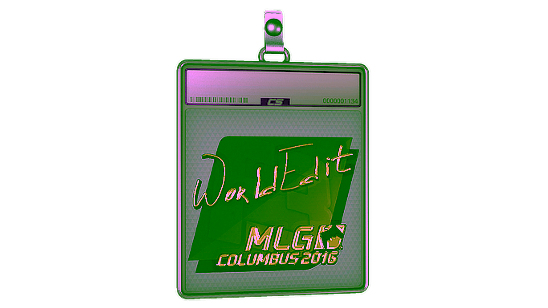Wyświetl dla Sticker Slab | WorldEdit (Gold) | MLG Columbus 2016