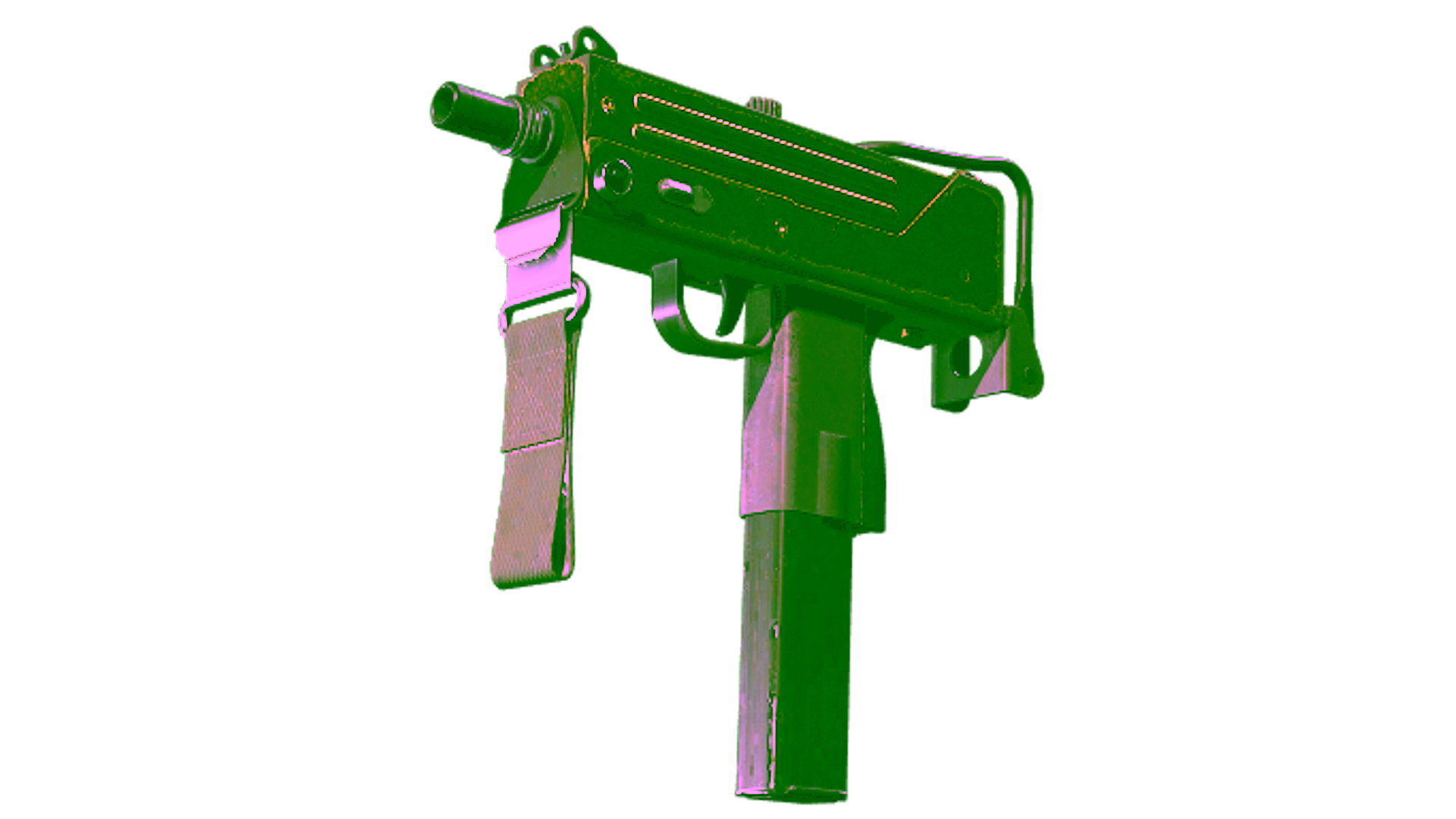 Display for MAC-10 | Gold Brick (Battle-Scarred)