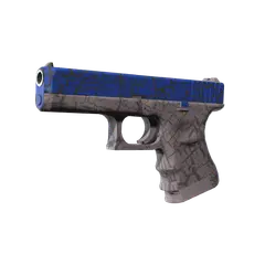 Glock-18 Blue Fissure