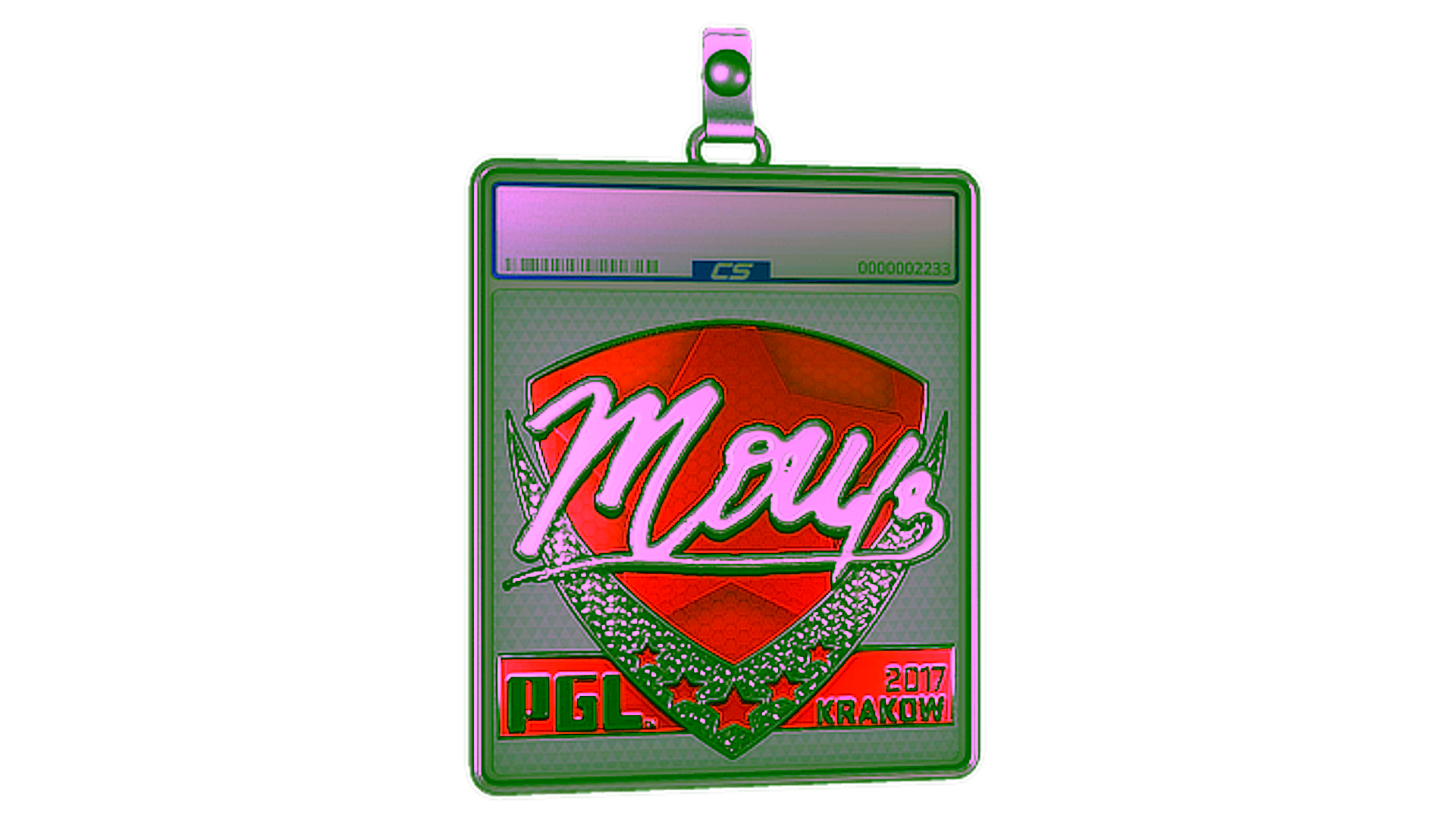 Display for Sticker Slab | mou (Foil) | Krakow 2017