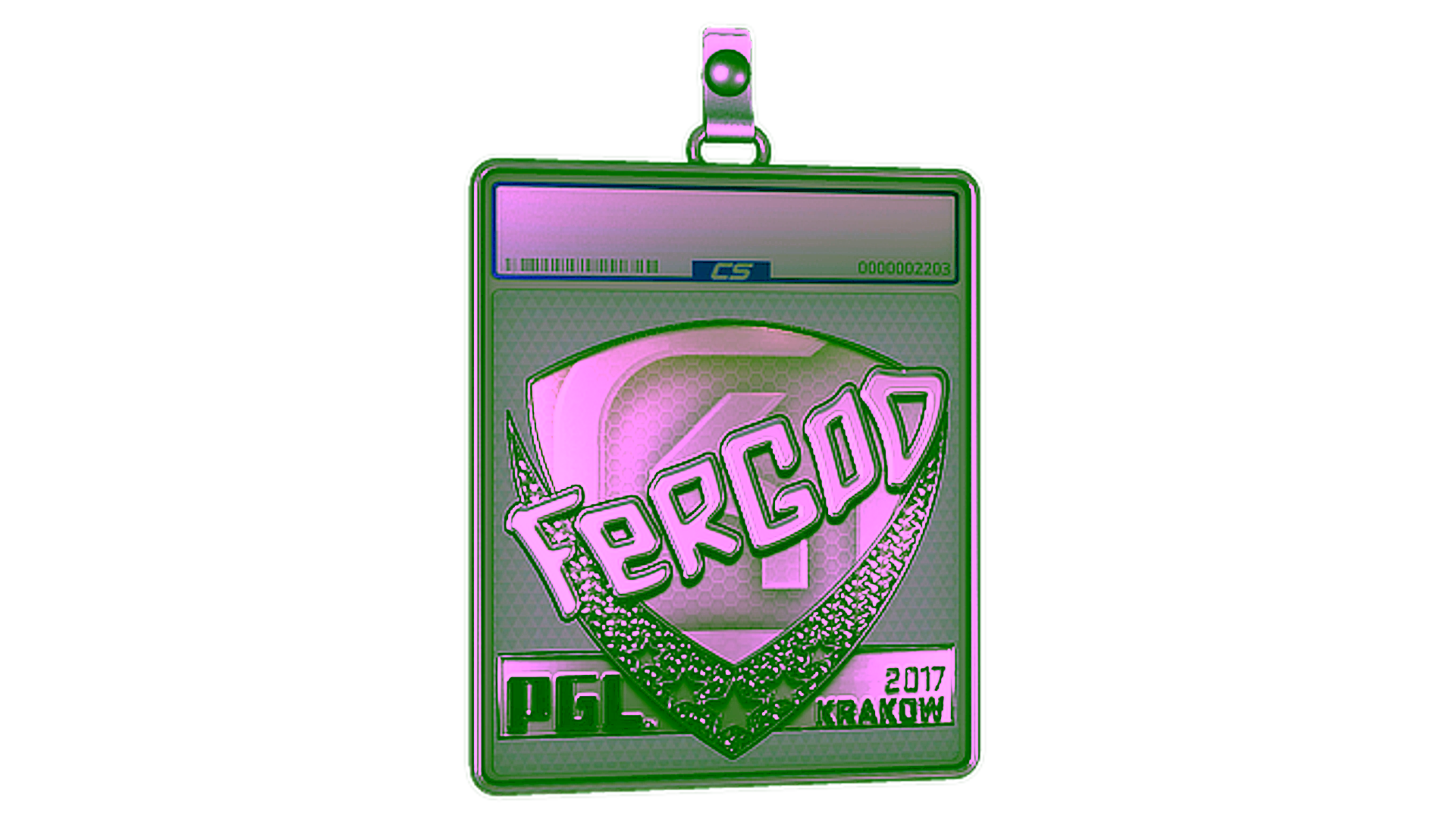 Rodyti Sticker Slab | fer (Foil) | Krakow 2017