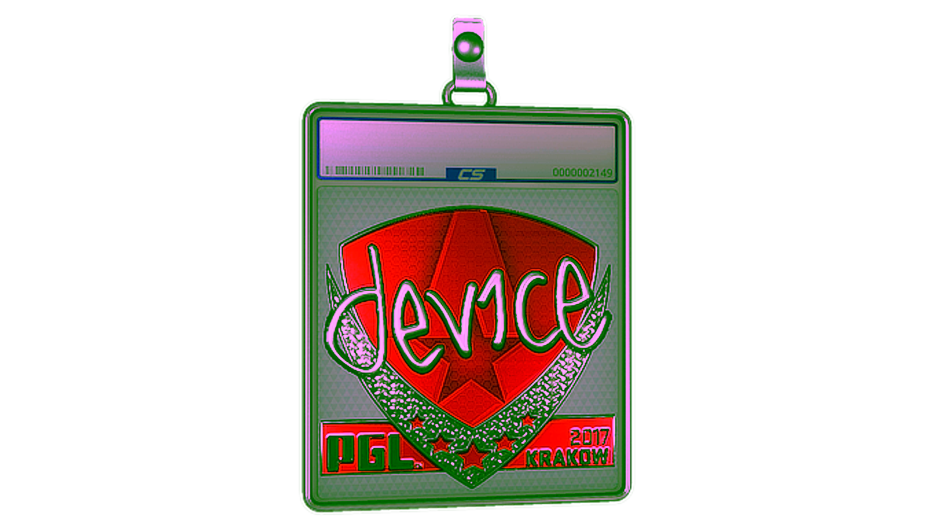 Affichage pour Sticker Slab | device (Foil) | Krakow 2017