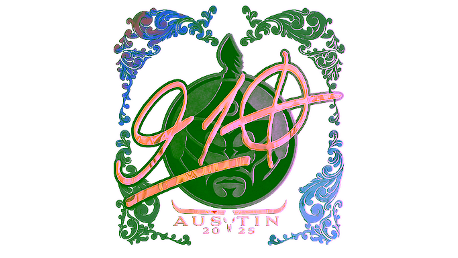 Дисплей для Sticker | 910 (Holo) | Austin 2025