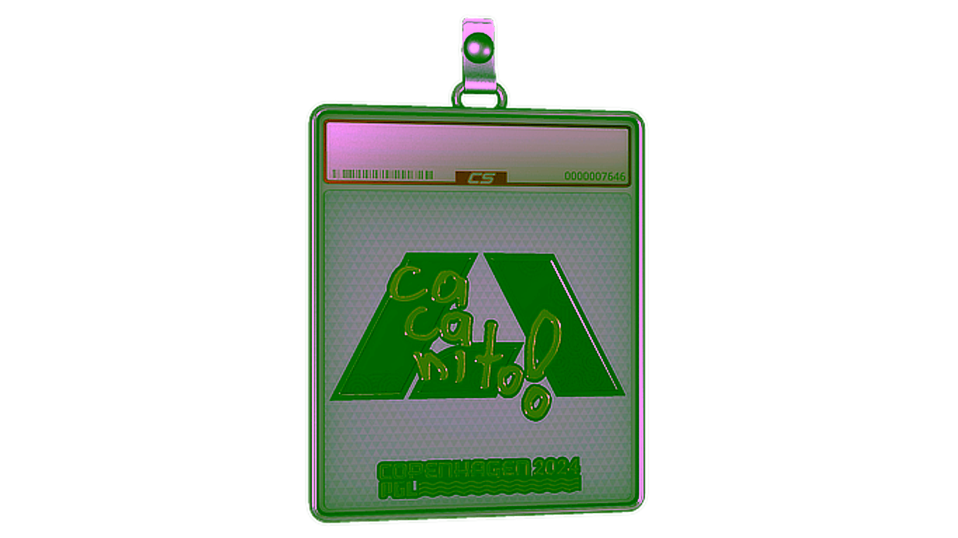 Display for Sticker Slab | CacaNito (Gold) | Copenhagen 2024