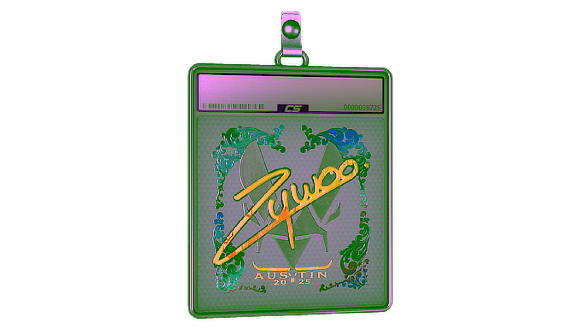 Дисплей для Sticker Slab | ZywOo (Holo) | Austin 2025