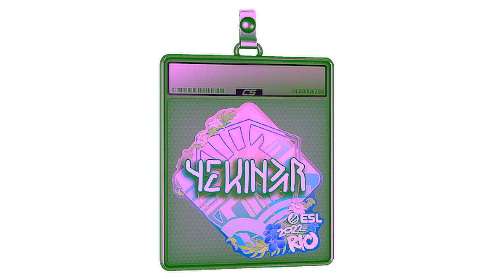 Display for Sticker Slab | YEKINDAR (Holo) | Rio 2022