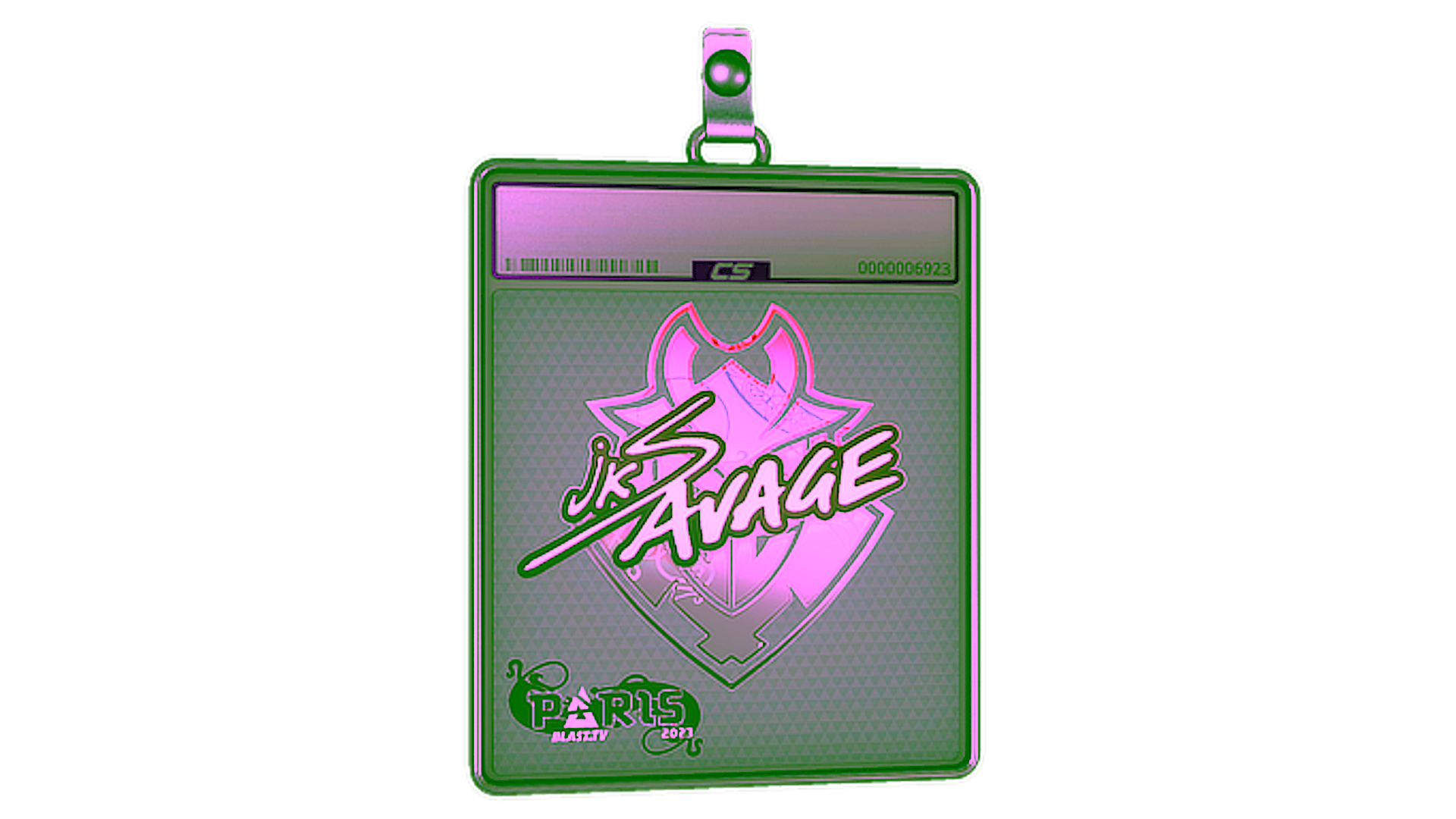 Affichage pour Sticker Slab | jks (Holo) | Paris 2023
