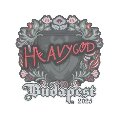 Sticker Heavygod Budapest 2025