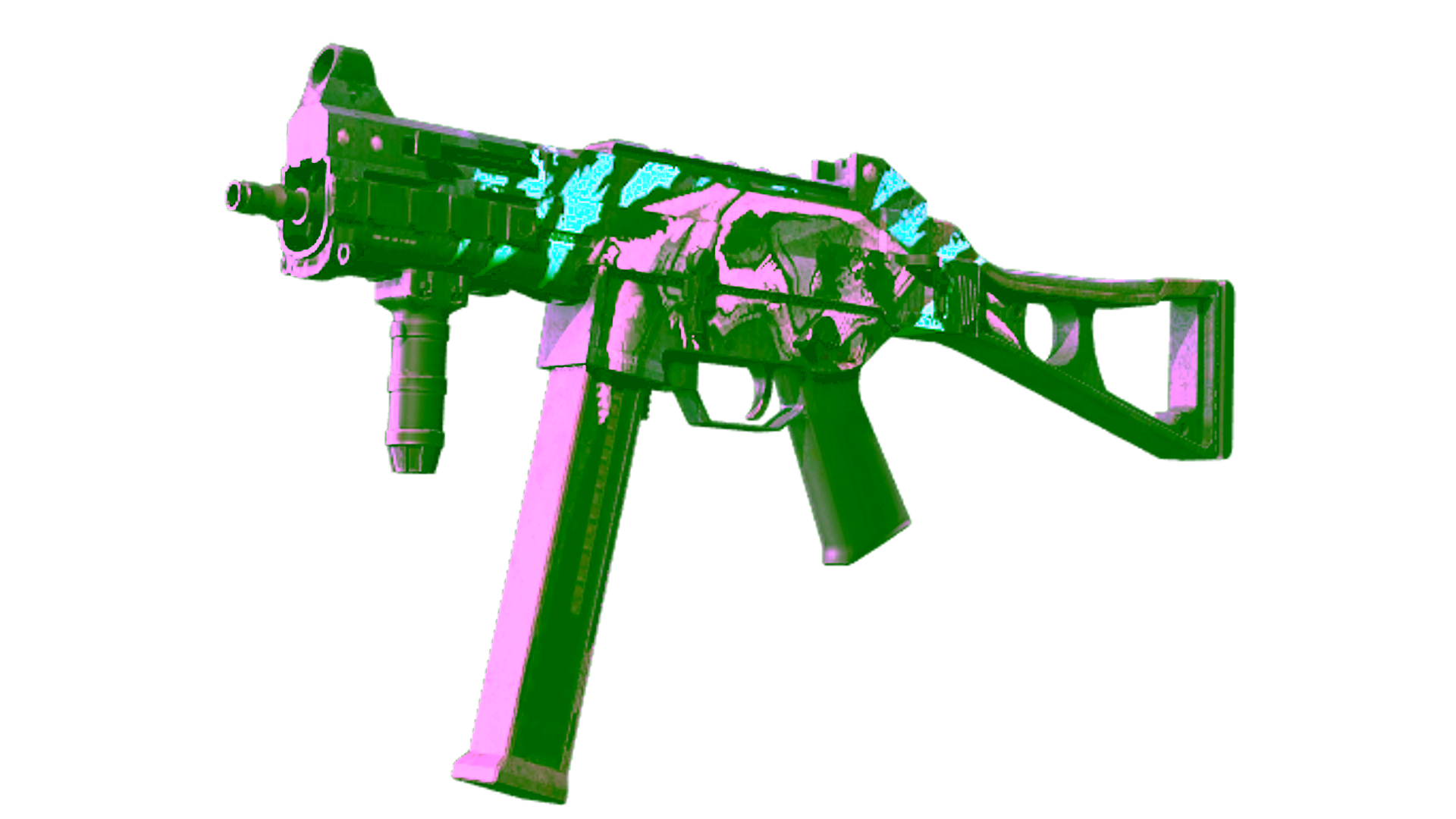 Display for UMP-45 | Primal Saber (Battle-Scarred)