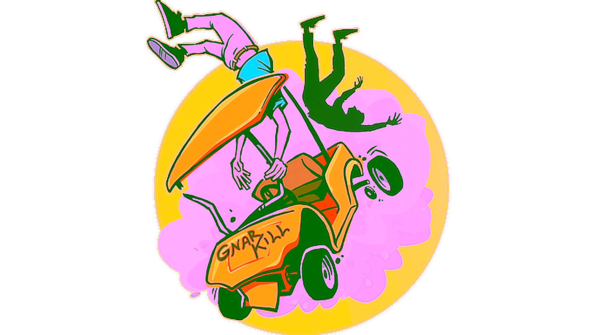 Display for Sticker | Golf Cart