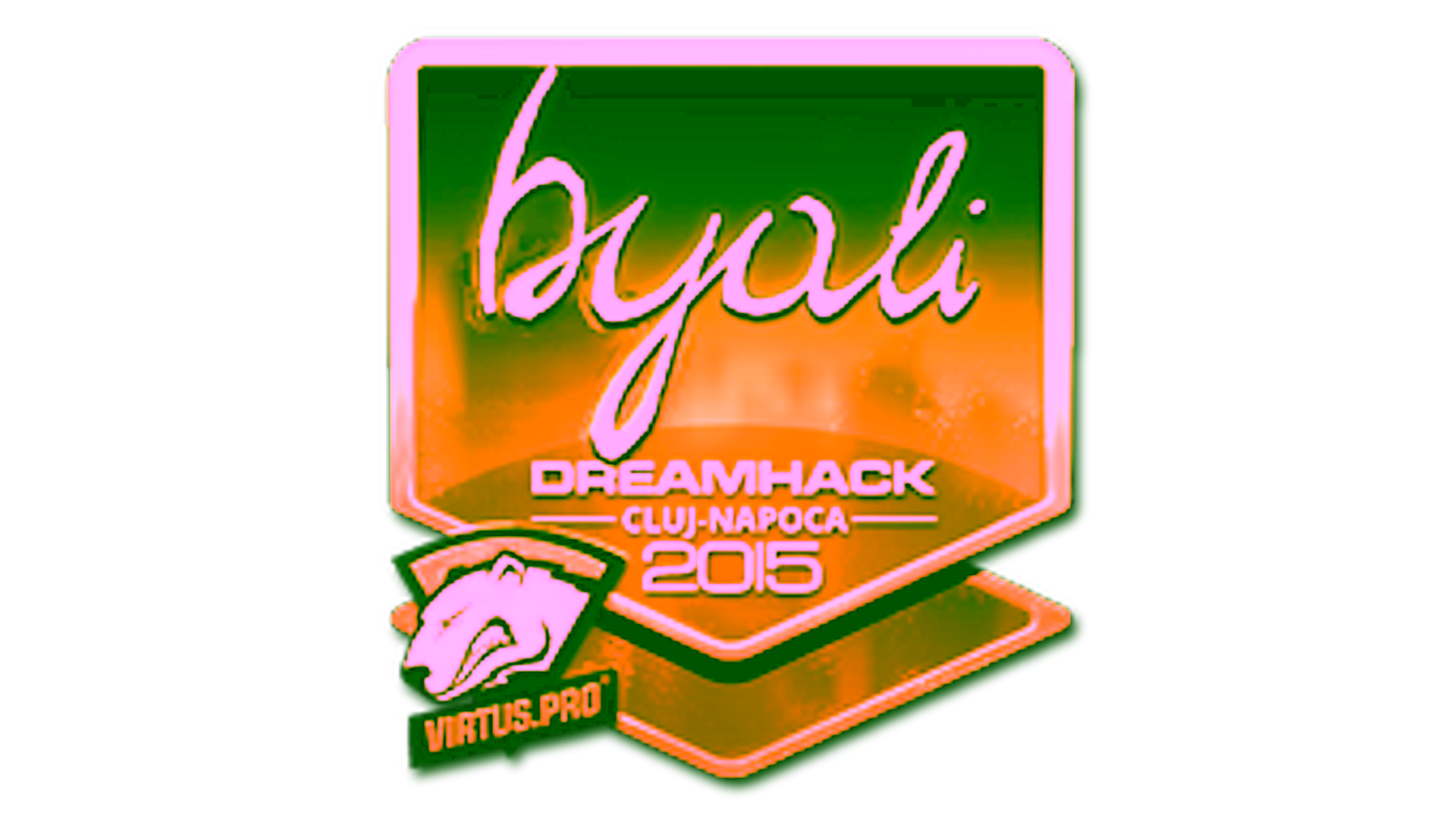 Display for Sticker | byali (Gold) | Cluj-Napoca 2015