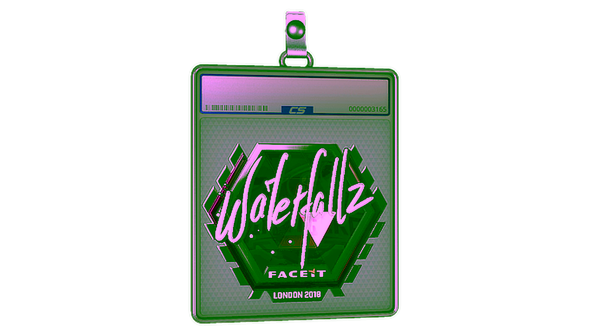 Display for Sticker Slab | waterfaLLZ (Foil) | London 2018