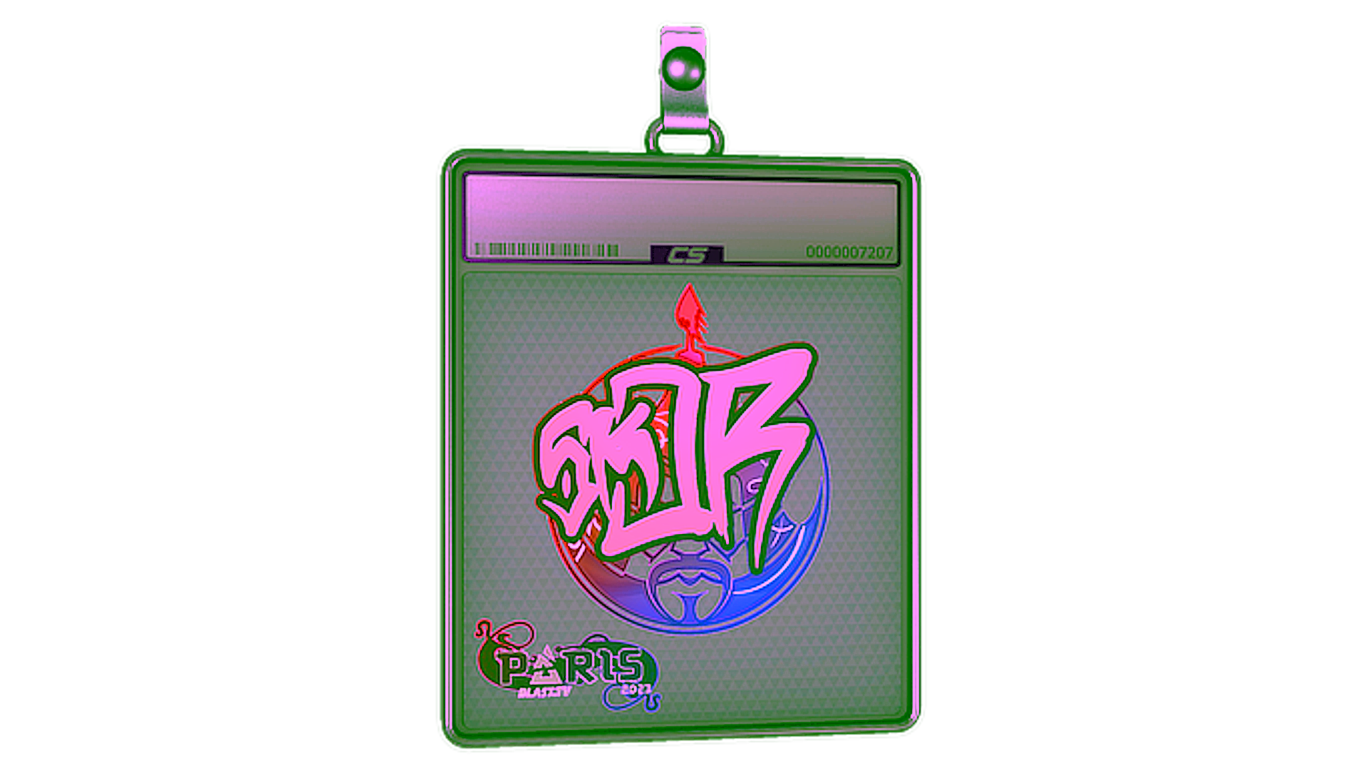 Display for Sticker Slab | sk0R (Holo) | Paris 2023