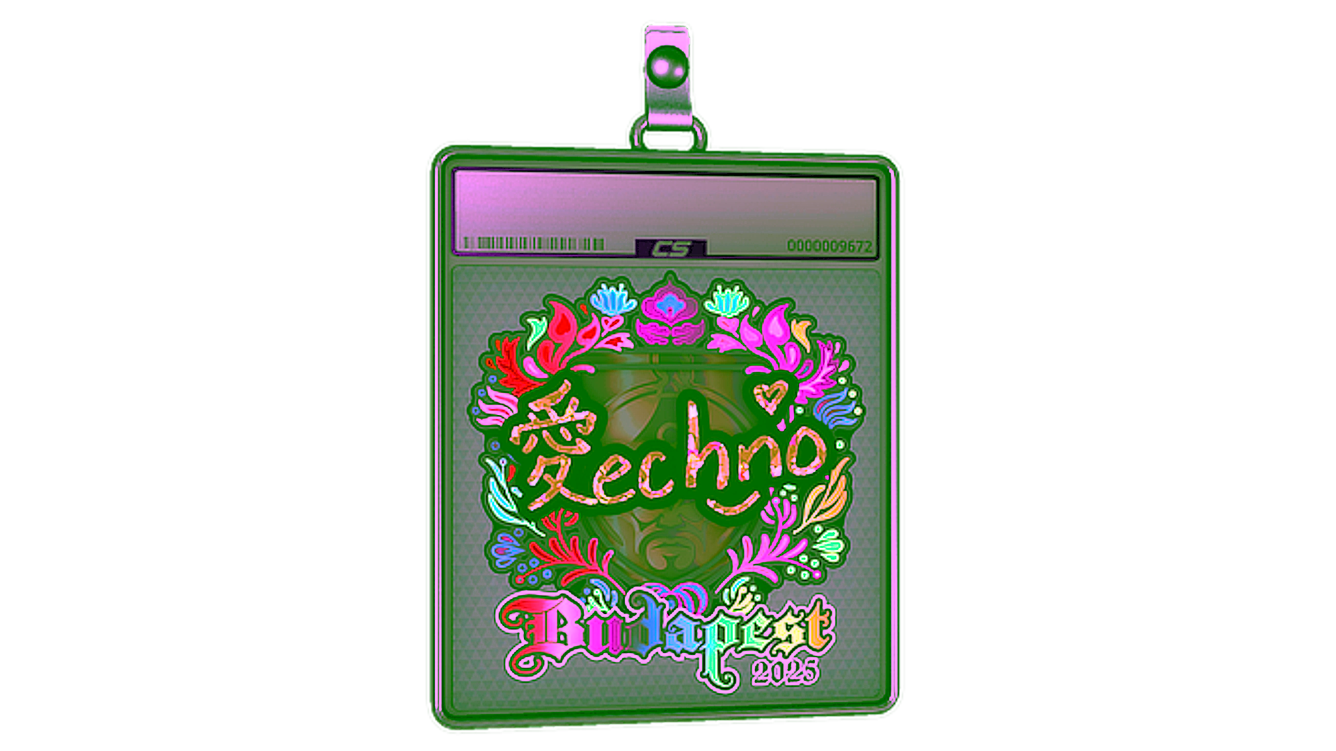 Display for Sticker Slab | Techno4K (Holo) | Budapest 2025