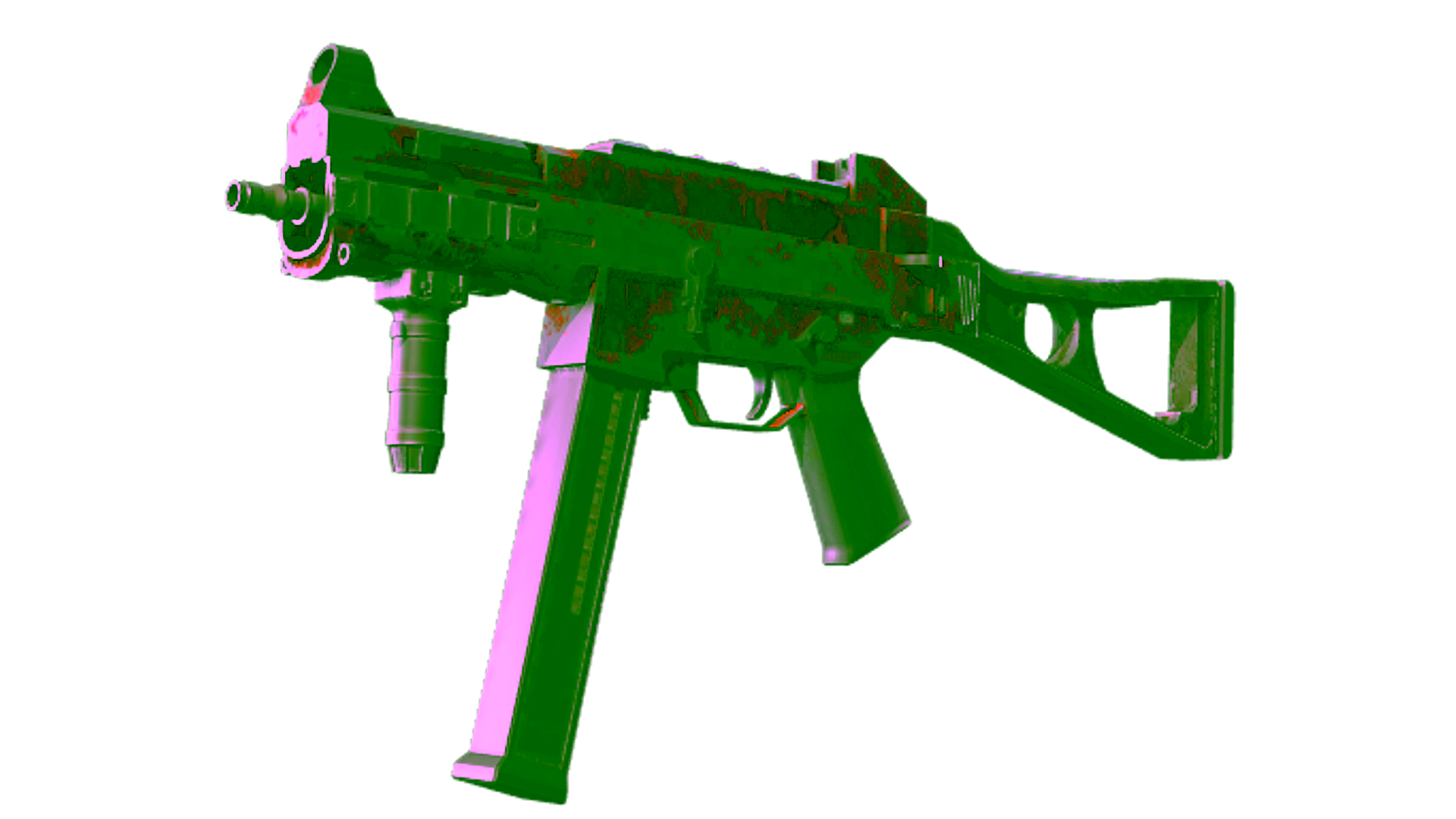 Display for UMP-45 | Full Stop (Battle-Scarred)