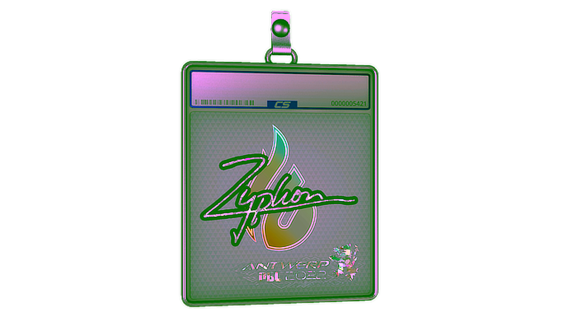 Display for Sticker Slab | Zyphon (Glitter) | Antwerp 2022