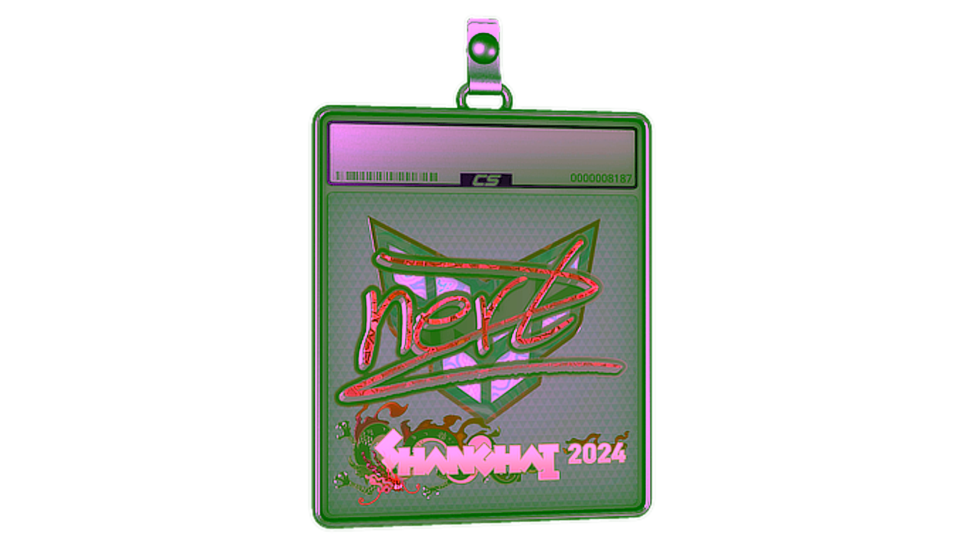 Rodyti Sticker Slab | NertZ (Holo) | Shanghai 2024