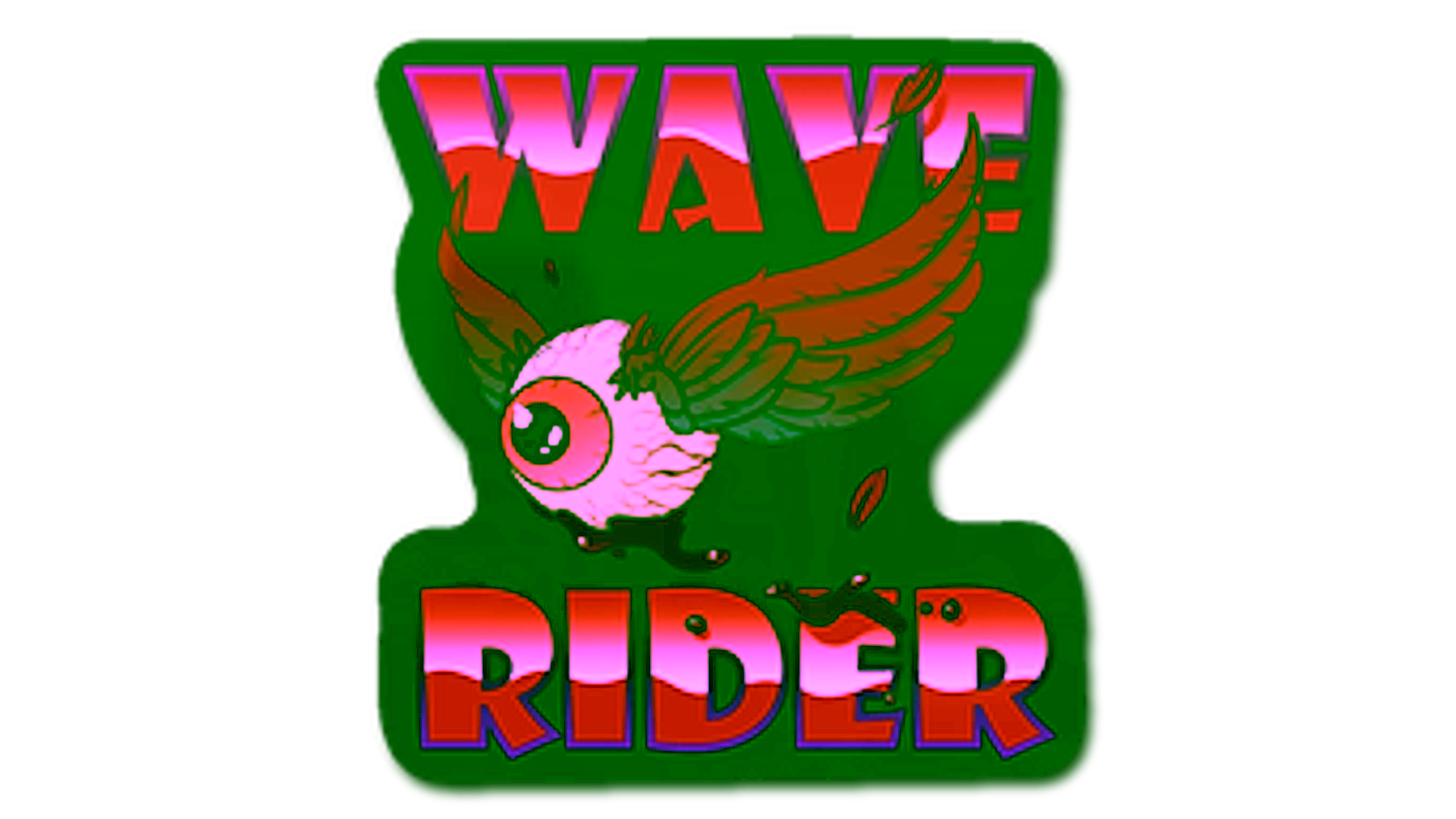Display for Sticker | Blood Moon Wave Rider