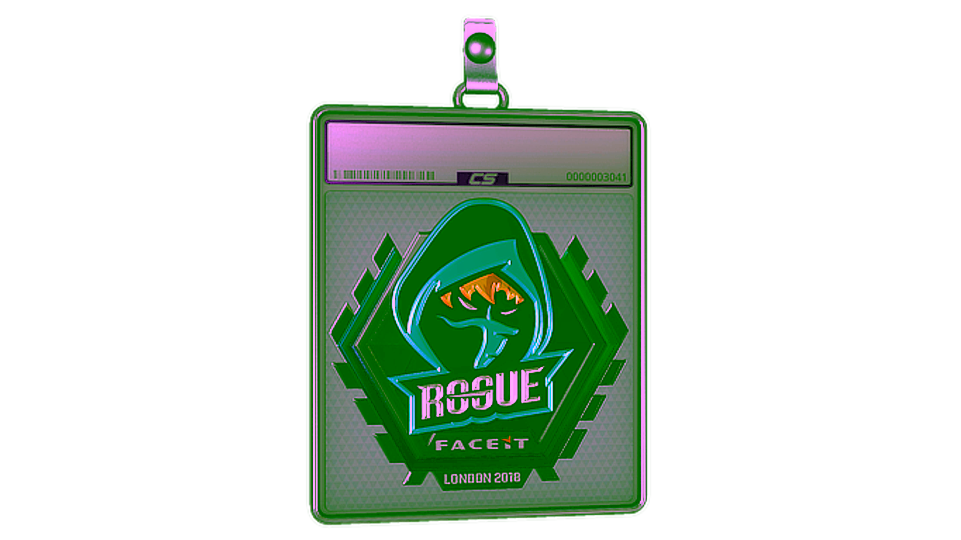 Display for Sticker Slab | Rogue (Foil) | London 2018