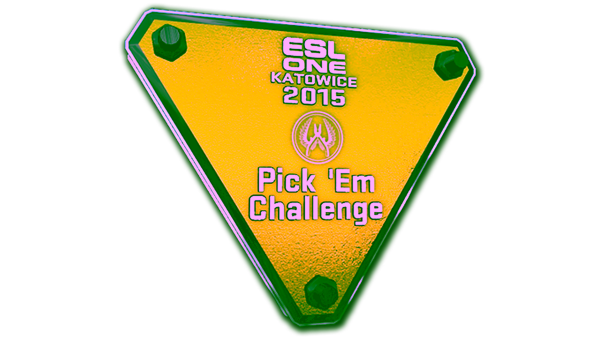 Display for Gold Katowice 2015 Pick'Em Trophy