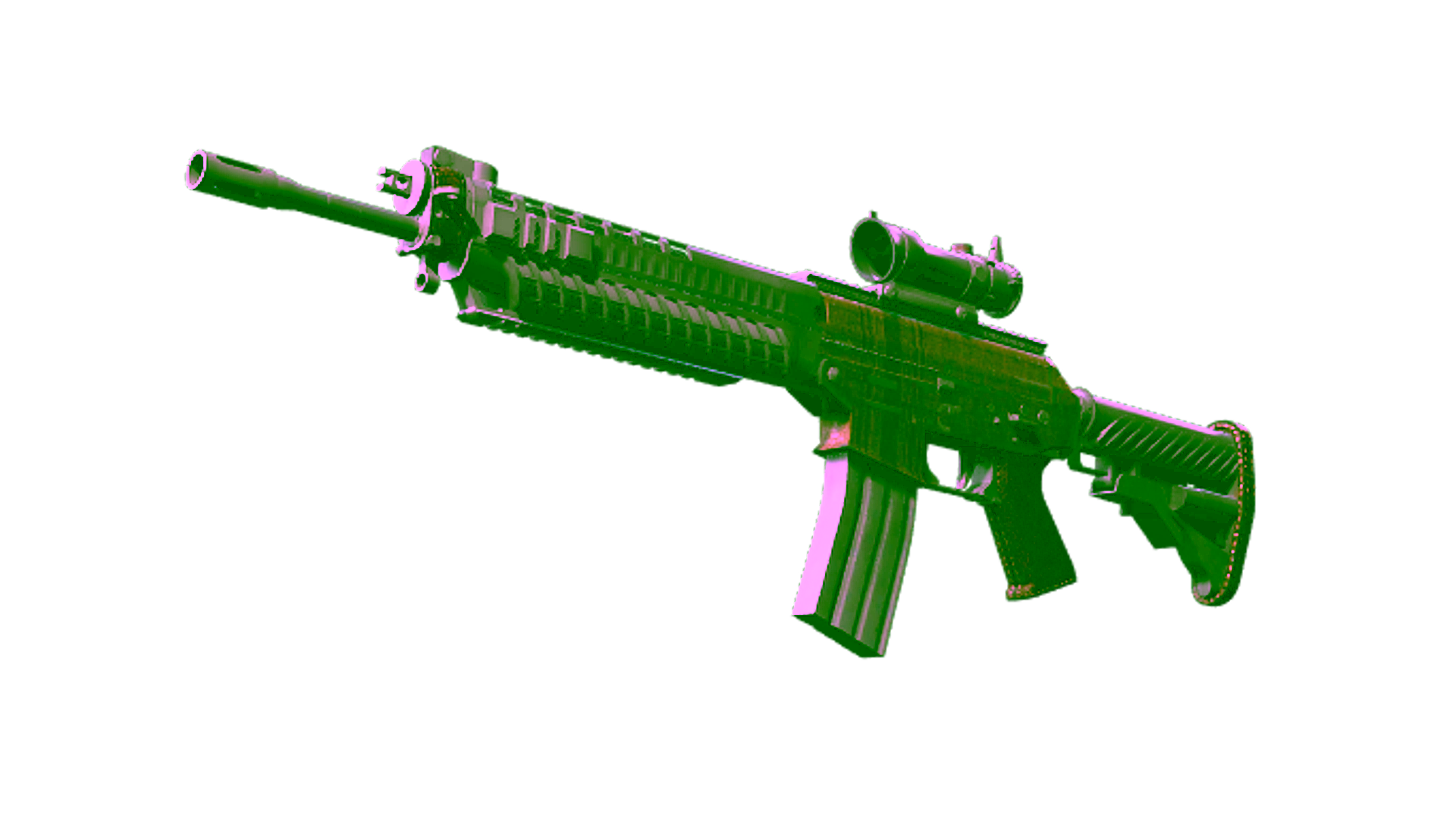 Display for Souvenir SG 553 | Traveler (Battle-Scarred)