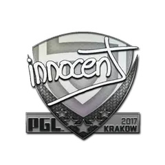 Sticker innocent Krakow 2017