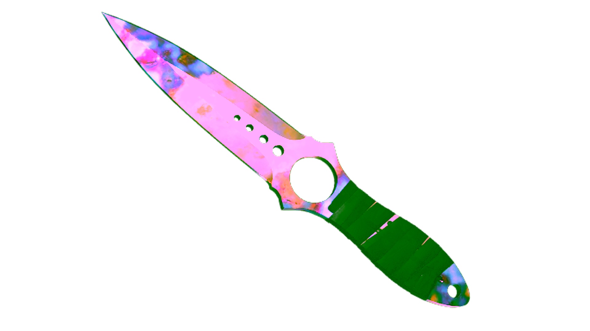 Affichage pour ★ StatTrak™ Skeleton Knife | Case Hardened (Minimal Wear)