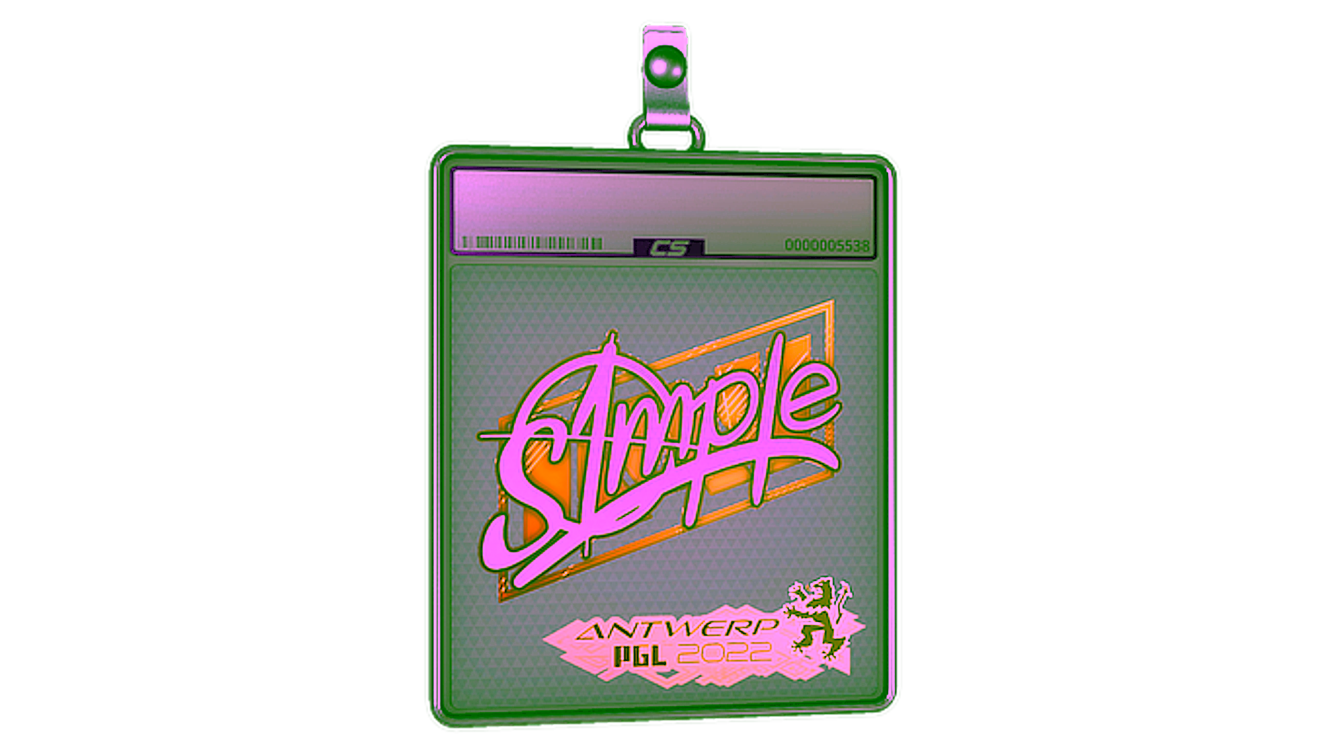 Дисплей для Sticker Slab | s1mple (Holo) | Antwerp 2022