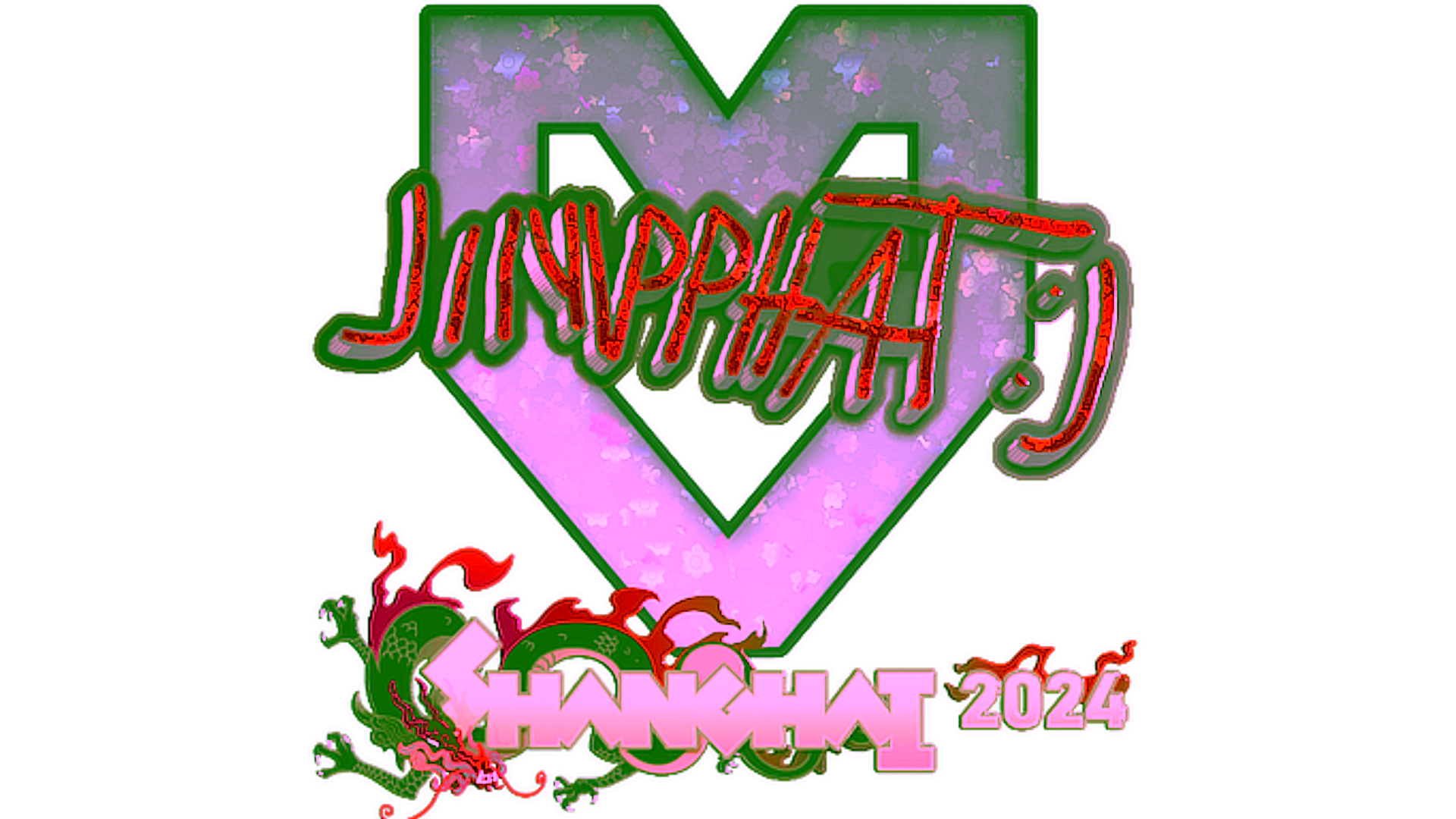 Sticker | Jimpphat (Glitter) | Shanghai 2024 için görüntü