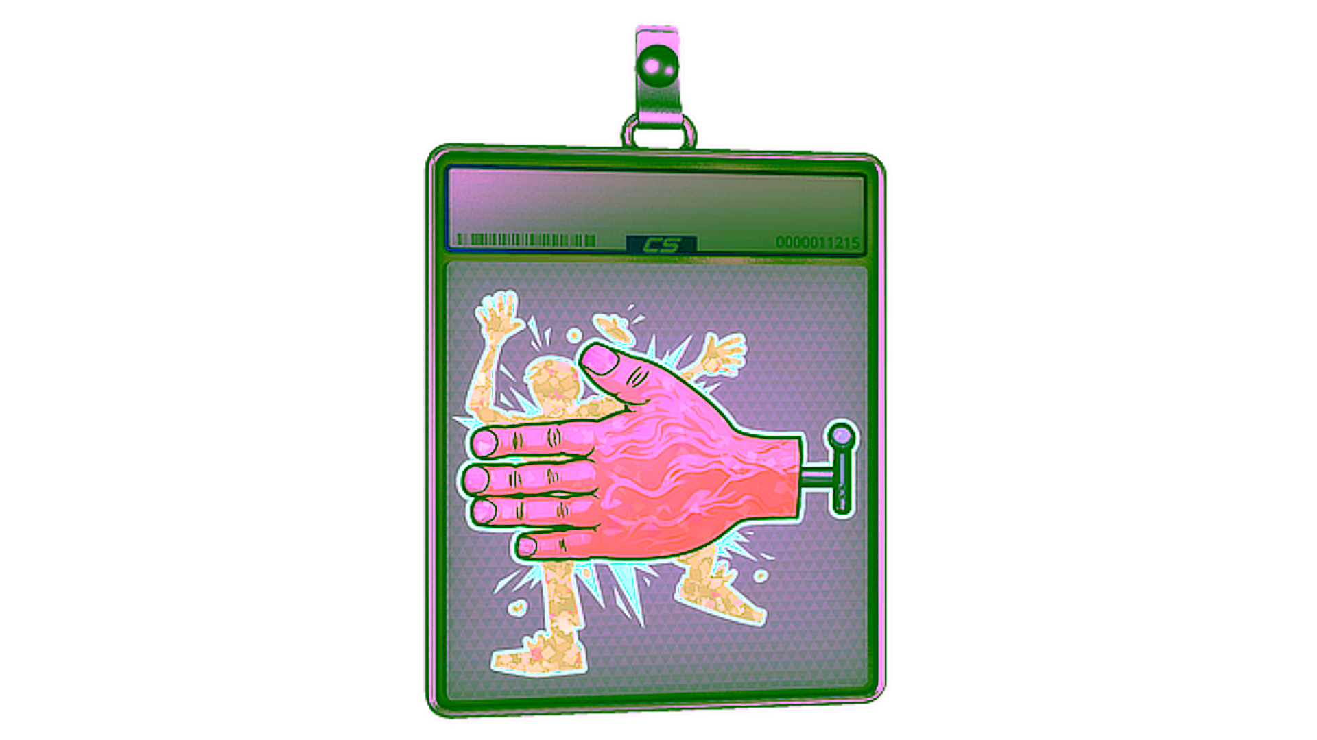 Display for Sticker Slab | High Five! (Glitter)