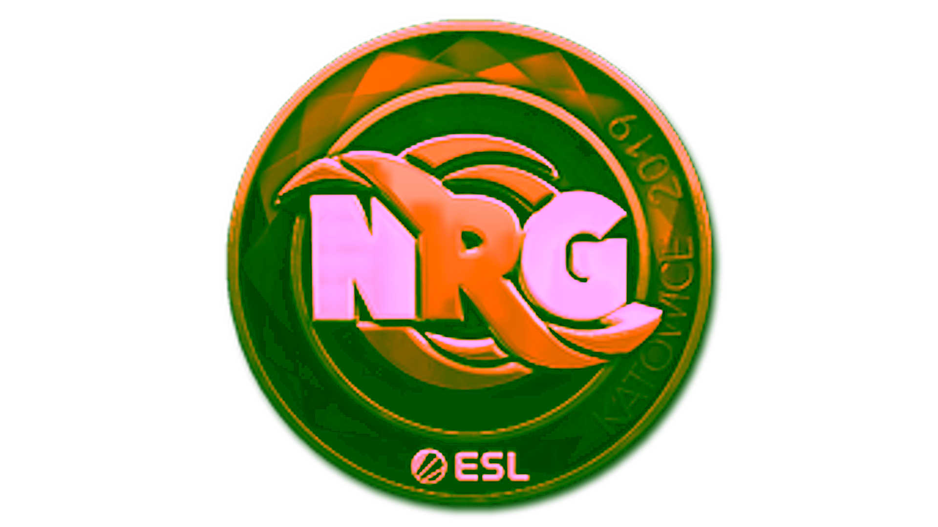 Affichage pour Sticker | NRG (Gold) | Katowice 2019