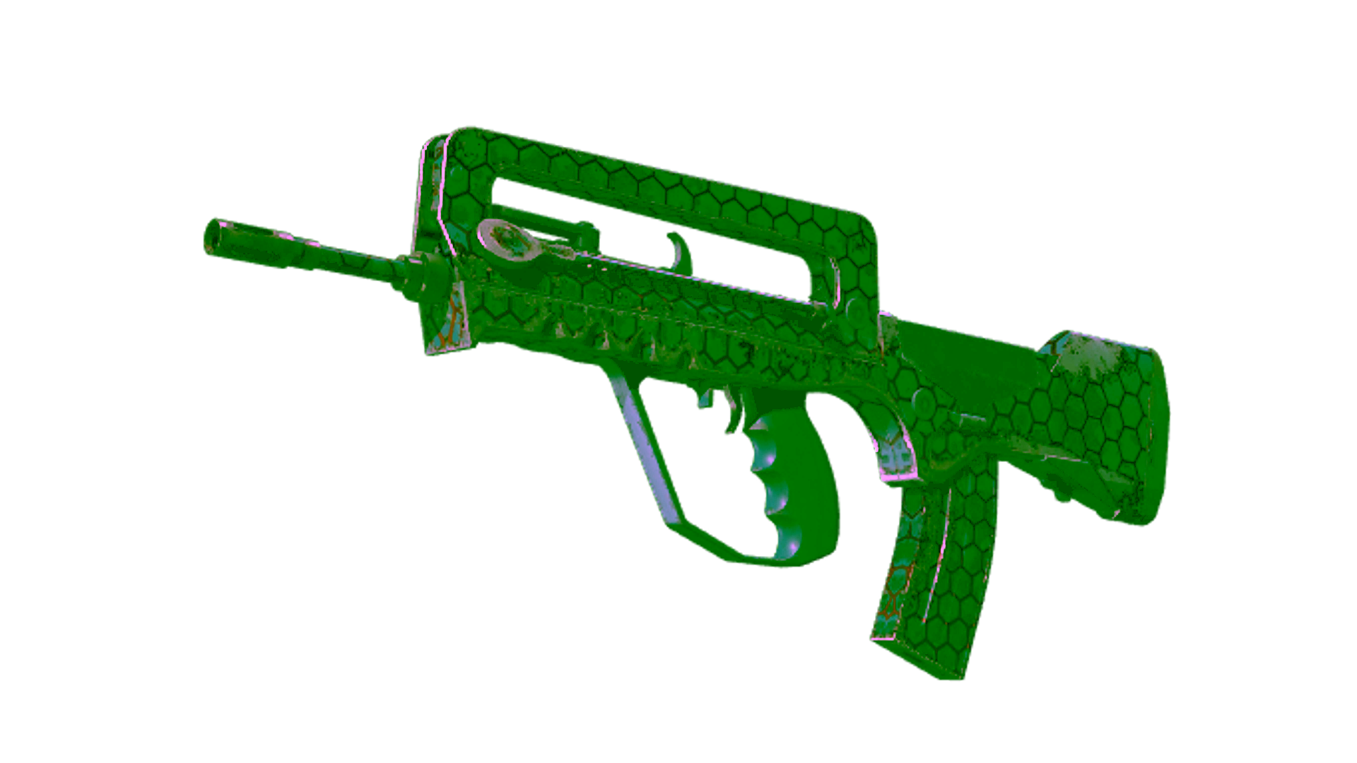 Display for StatTrak™ FAMAS | Hexane (Well-Worn)