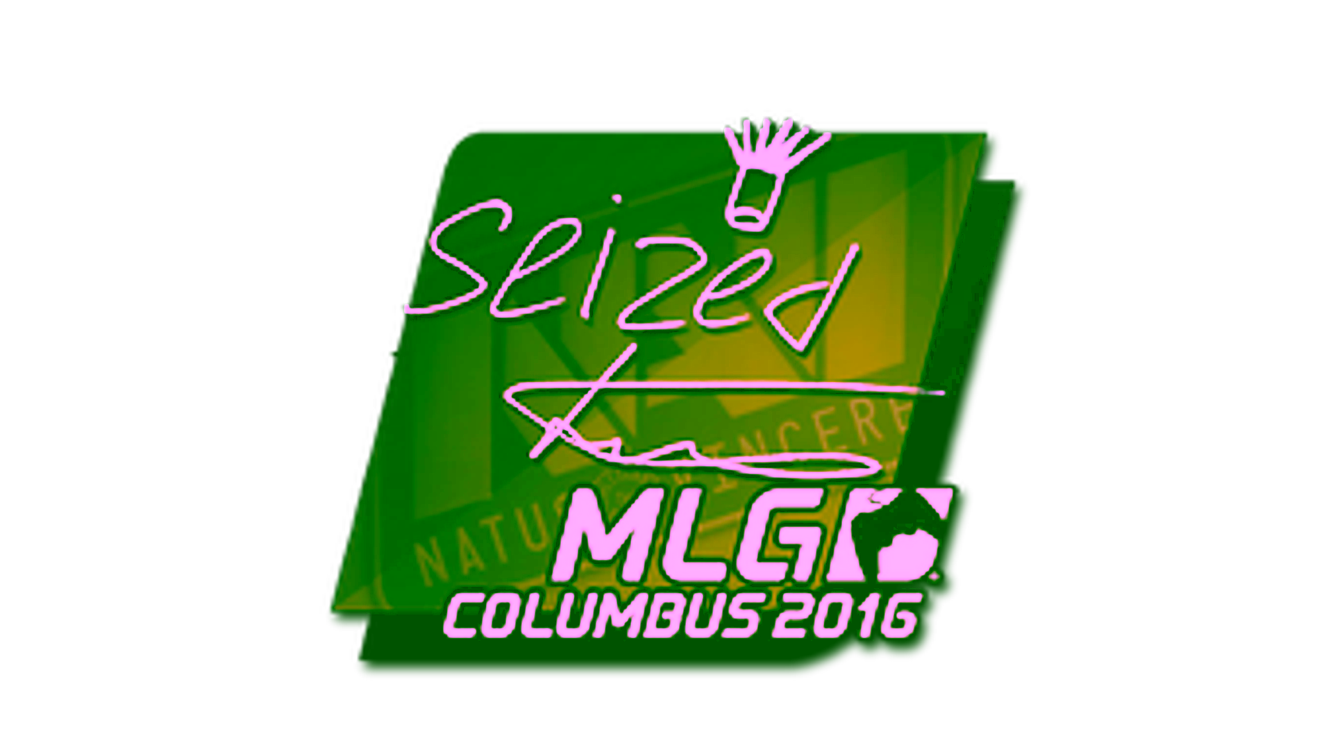 Display for Sticker | seized | MLG Columbus 2016