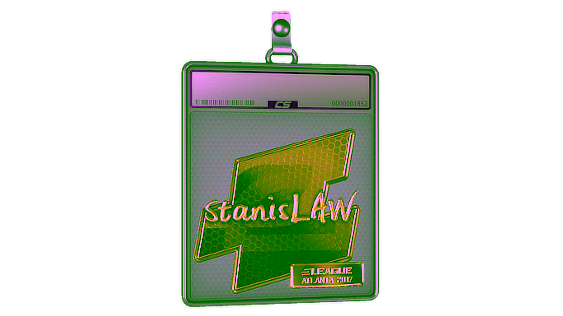 Display for Sticker Slab | stanislaw (Gold) | Atlanta 2017