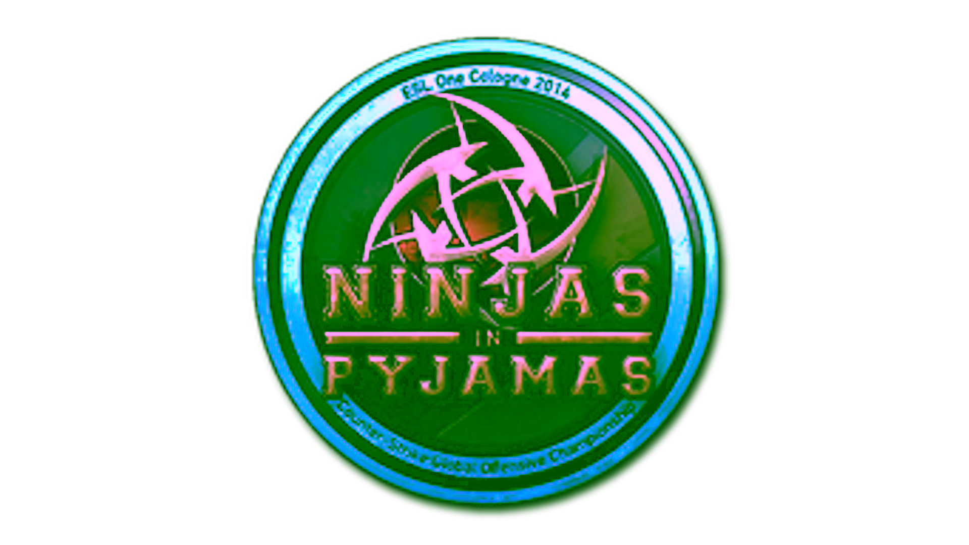 Affichage pour Sticker | Ninjas in Pyjamas (Foil) | Cologne 2014