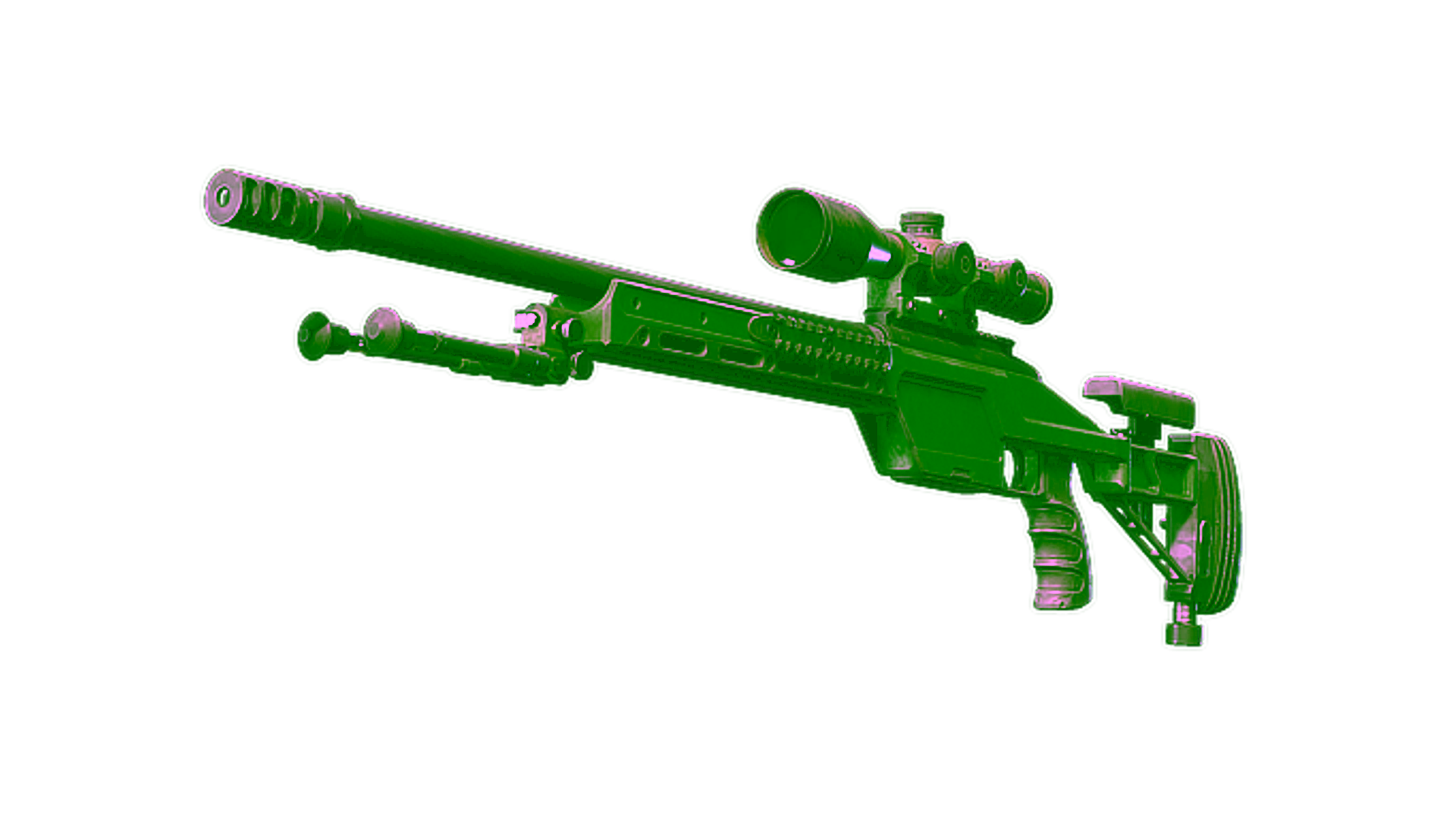 Display for SSG 08 | Green Ceramic (Battle-Scarred)