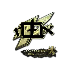 Sticker | rox (Gold) | Antwerp 2022